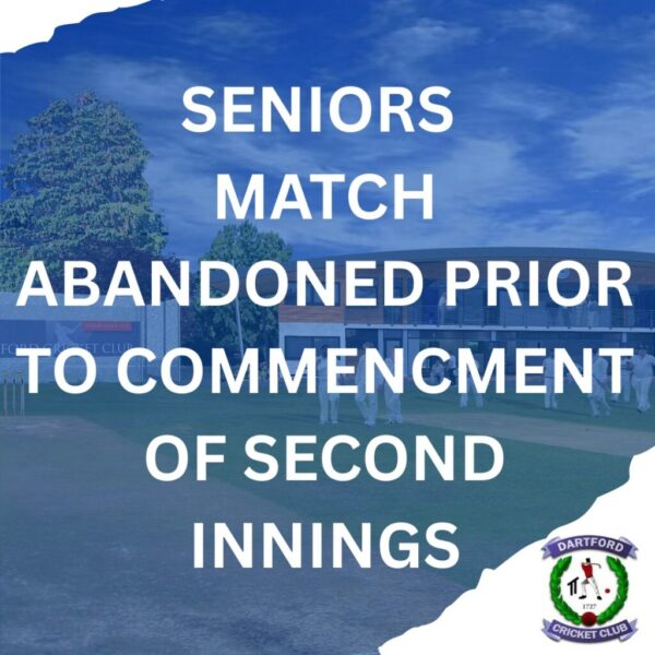 Abandoned Match Tea Subs (Seniors & Juniors)