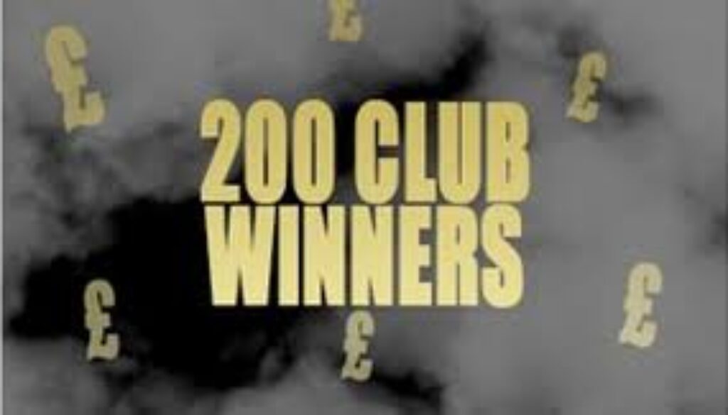 200 Club Winners